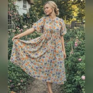 Millie Thalia Saffron Dress - Medium